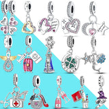 925 Silver Notebook Beads for Bracelet, Women's Jewelry Gift