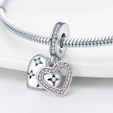 925 Silver Notebook Beads for Bracelet, Women's Jewelry Gift
