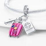 925 Silver Notebook Beads for Bracelet, Women's Jewelry Gift