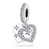 925 Silver Notebook Beads for Bracelet, Women's Jewelry Gift