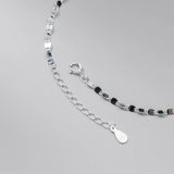 925 Silver Anklet Chain Jewelry Geometric Sweet Foot Anklets