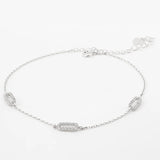 925 Silver Anklets Bracelets Foot Chain for Beach Friendship Anklet Women Girls