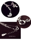 925 Silver Anklets for Women CZ Crystal Pendant Anklet