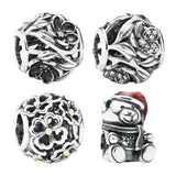 925 Silver Beads Charms For Bracelets Women DIY Jewelry Making