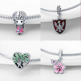 925 Silver Beads Creative Cartoon Pattern Collection for Panduoral Bracelet