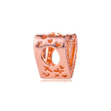 925 Silver Freehand Heart Charm Beads for Jewelry Making