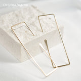 925 Silver Big Hoop Earrings Boho Vintage Jewelry Brincos Oorbellen Pendientes