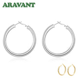 925 Silver Hoop Earrings For Women