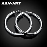 925 Silver Hoop Earrings For Women