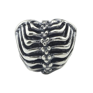 925 Silver Bone Heart String Beads for European Bracelet