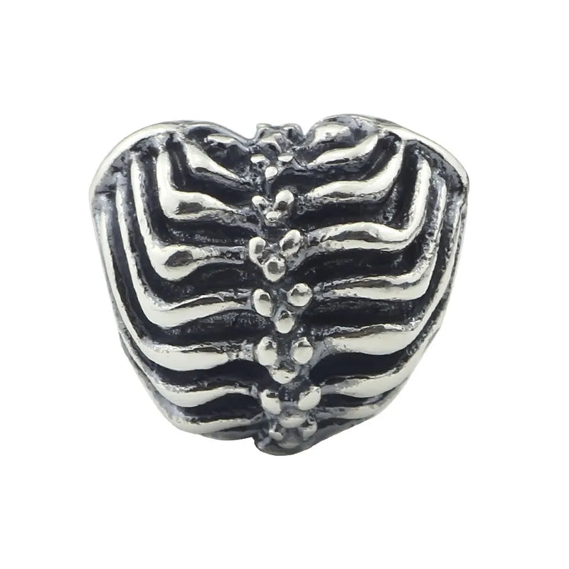 925 Silver Bone Heart String Beads for European Bracelet