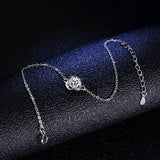 925 Silver Bracelet with Mozanstone for Women's Party