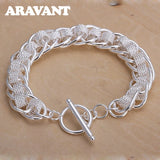 925 Silver Bracelet Chains Wedding Jewelry