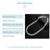 925 Silver Braided Chain Necklace Men Women Jewelry