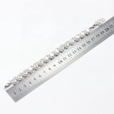 925 Silver Bridal Wedding Accessories CZ Bracelet Bangle For Women