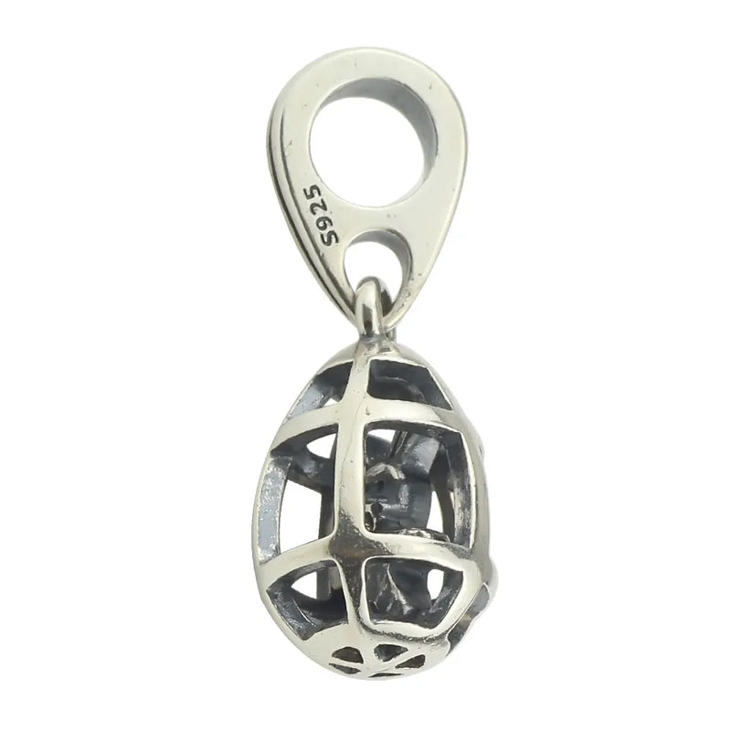 925 Silver Rabbit Pendant Beads for European Troll Bracelet Jewelry