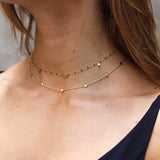 925 Silver Five-pointed Star Necklace for Women