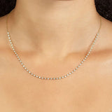 925 Silver Chain Minimalist Necklaces For Woman Girls