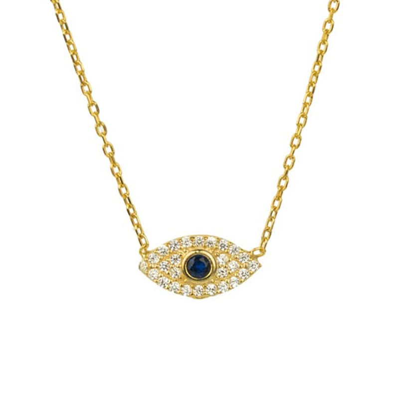 Vintage Crystal Necklace Pendant Clavicle Chain Statement Women Jewelry