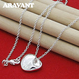 925 Silver Heart Pendant Necklac
