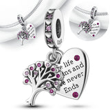 925 Silver Charm Bead For Charm Bracelet Mom Son Daughter