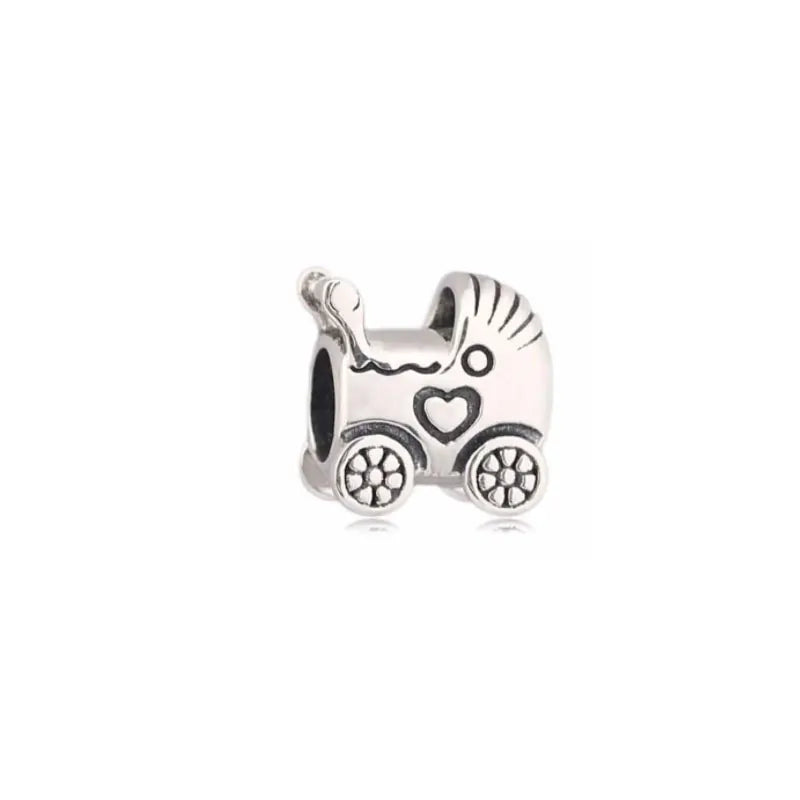 925 Silver Charm Beaded Snowflake Koala Sloth Maple Leaf Bear Elephant Kangaroo