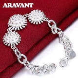 925 Silver Charm Bracelets Chains For Women