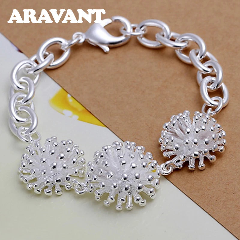 925 Silver Charm Bracelets Chains For Women