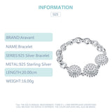 925 Silver Charm Bracelets Chains For Women