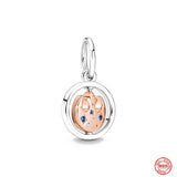 925 Silver Infinite Hearts Pendant & Heart Bead