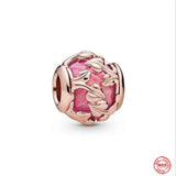 925 Silver Infinite Hearts Pendant & Heart Bead
