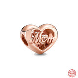 925 Silver Infinite Hearts Pendant & Heart Bead