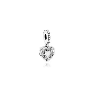 925 Silver Charm Jewelry Charm Necklace Bracelet Accessories