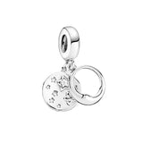 925 Silver Charm Jewelry Charm Necklace Bracelet Accessories