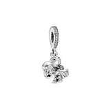 925 Silver Charm Jewelry Charm Necklace Bracelet Accessories