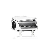 925 Silver Charm Note Piano Beads Pendant