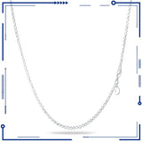 925 Silver Zircon Charm Pendant Necklace for Women Men