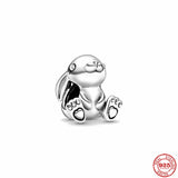 925 Silver Charms Accessories Angel Rainbow Lock Doll Beads