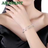 925 Silver Charms Bracelets Anklet Wedding Jewelry