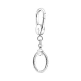 925 Silver Moment Heart Charm Keyring Holder for Pandora Charms