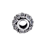 925 Silver Chiselled Bead Bracelet Charm For Women