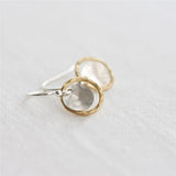 925 Silver Circle Earrings Hammered Silver Jewelry Minimalism Oorbellen