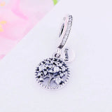 925 Silver Tree of Life Micro Pave Zircon Pendant