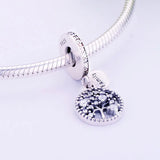 925 Silver Tree of Life Micro Pave Zircon Pendant