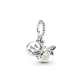 925 Silver Catclaw Beads Fireflies Charm Bracelet DIY Jewelry Making