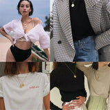 925 Silver Coin Necklace Choker Pendant Charm Vintage Boho Bijoux Collier