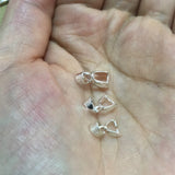 925 Silver Copper Pendant Clip Clasp&Hooks Size S M L Findings