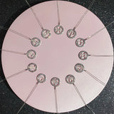 925 Silver Necklace Pendant Jewelry for Women Circle Pendant Pierscionki