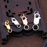 925 Silver Plating Lobster Clasp Hooks for Jewelry