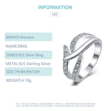 925 Silver CZ Rings Women Wedding Jewelry
